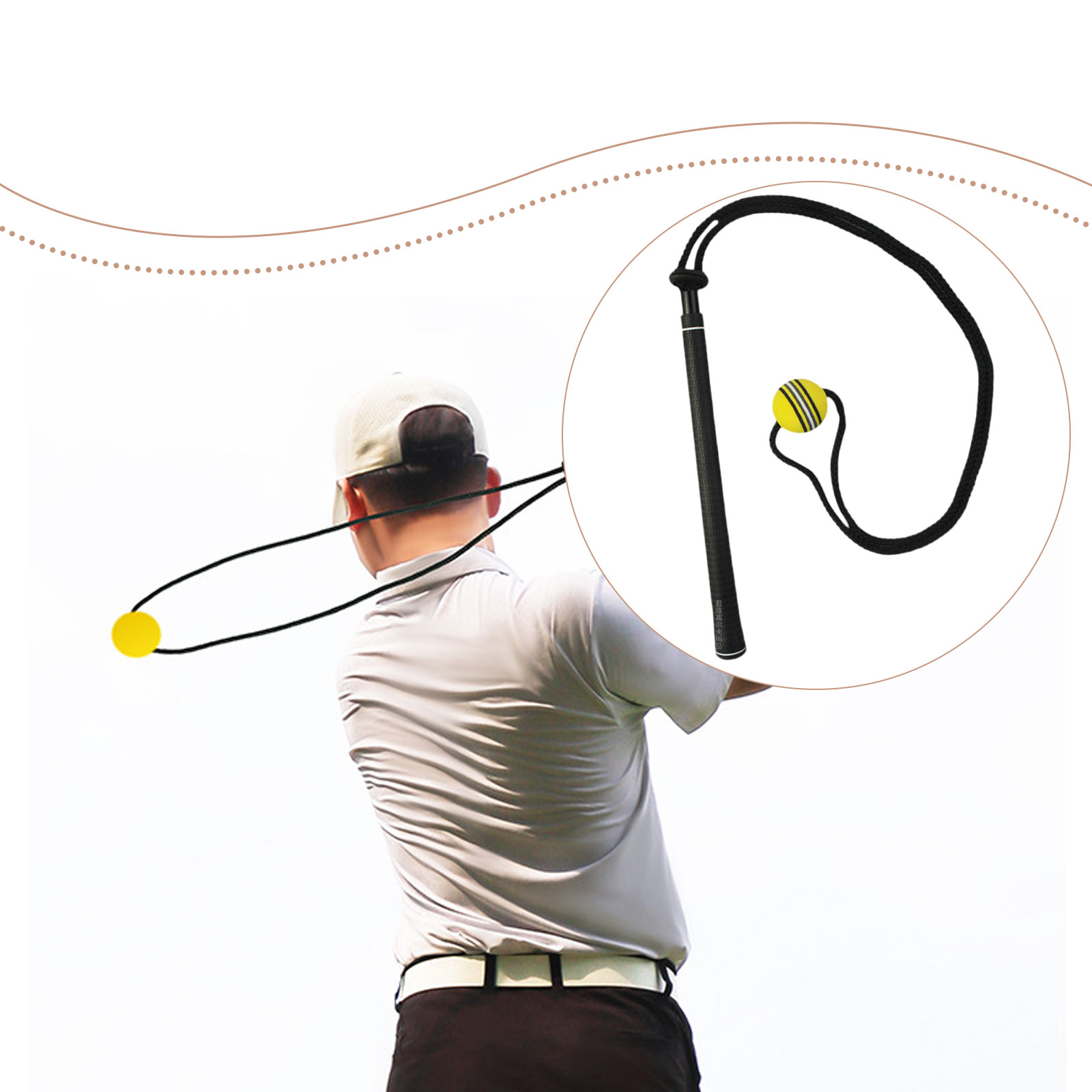 Trener swingu golfowego, elast – Golf Equipment For Beginners recenzja i cena